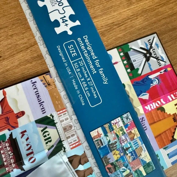 LetsPuzl Worldwide Landmarks Puzzle EUC - Picture 2 of 4